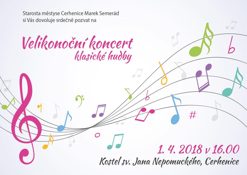 Velikonoční koncert klasické hudby se blíží