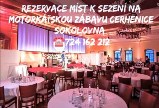 Rezervace míst na motorkářskou zábavu