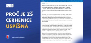 Proč je ZŠ Cerhenice úspěšná