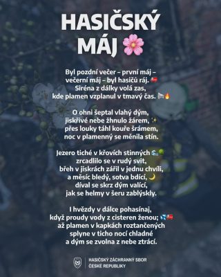 Z čarodějnické činnosti hasičů