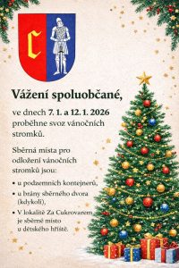Svoz vánočních stromků