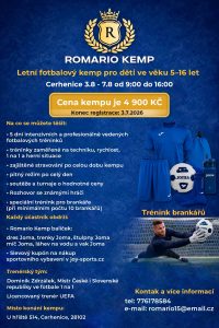 Letní fotbalový kemp pro děti