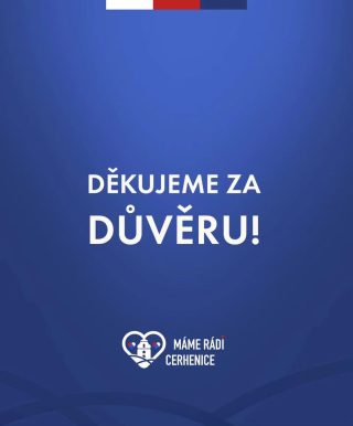 Poděkování voličům