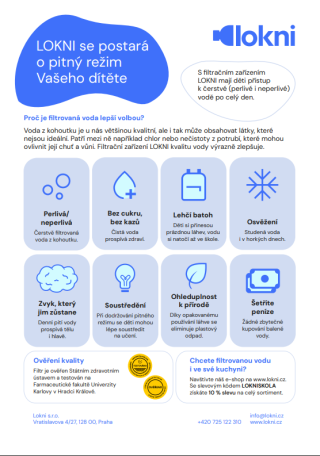 Čerstvá voda LOKNI přímo ve škole